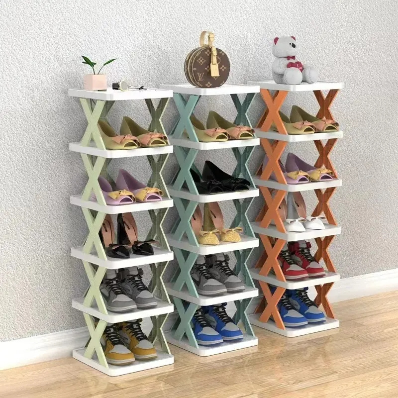 Resin Simple Shoe Rack Multi-layer Dormitory Shoe Cabinet Stackable Shoe Rack