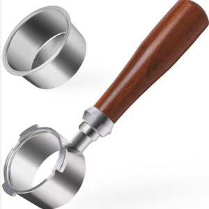 2 in 1 Coffee Distributor Tamper Espresso Portafilter stainless steel handle coffee filter