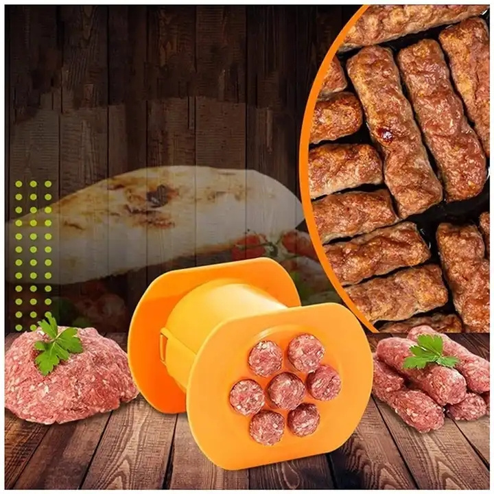 XH Meat Strip Maker Squeezing Meat Strip Meatball Model One Press Maker Kitchen Hot Dog Burger Meat Sausage