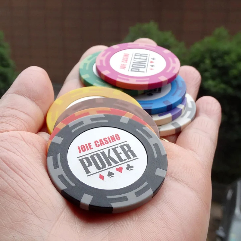 Poker Chips in Clay Casino Coins 40mm 9 colors available No denomination chips Texas Hold'em Game token