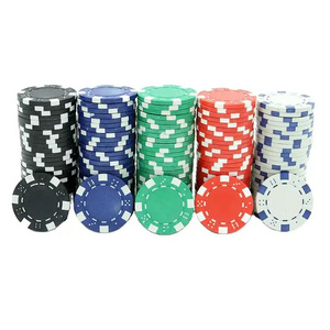 Wholesale Texas Poker Chips Professional Casino Blank Poker Chips Metal Coin Board Games Club Poker Accessories