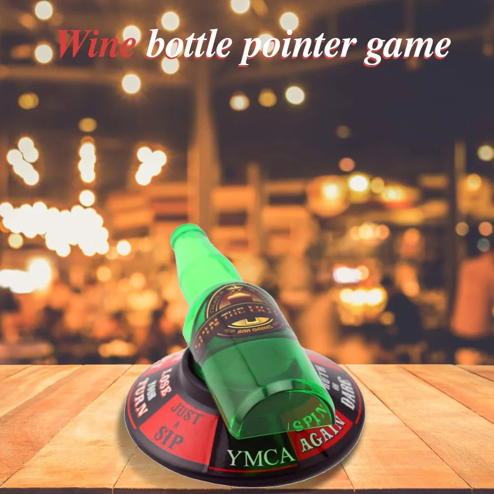 Spin Wine Bottle Drinking Funny Board Game for Night Club Bar Game Drink Novelty Wedding Birthday Party Toys