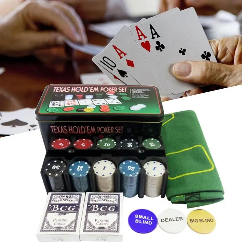 RTS YDM Texas Hold 'em Poker chip Game Professional European Casino poker chip game travel game