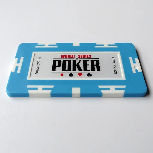 Wholesale poker chips Square chip no value plaque Casino quality Poker Chips Professional Poker Game Set