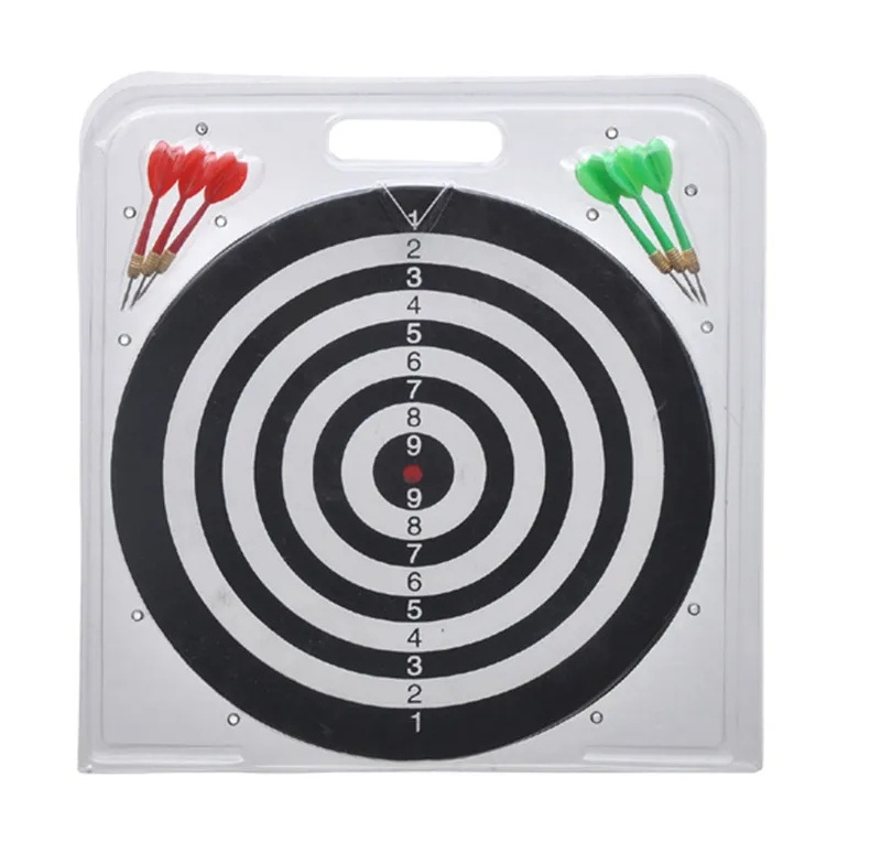 Double-sided Dart Board Set Entertainment Leisure Professional Dart Set Toy with Flying Needle Spot Dart Board