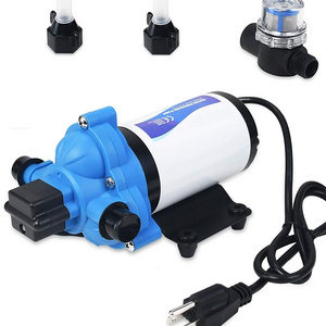 Factory Supply 12.5LPM 3.3GPM Marine Water Pumps Built-in Bypass Switch Diaphragm Pump 45 Psi For washing equipment