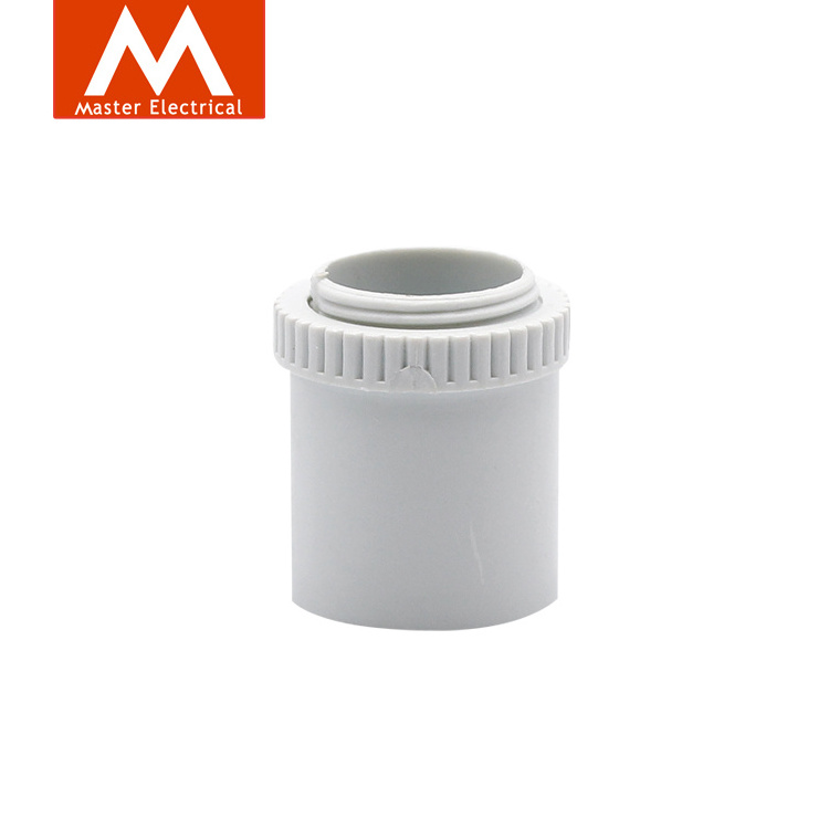 Best China Supplier PVC Male Adaptor Low Price Plastic Electrical Conduit Adaptor Factory Made Hot Sell PVC Male Bush