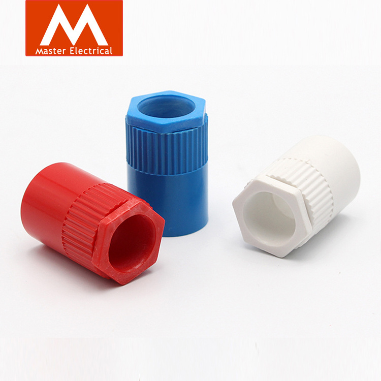 factory male bush adaptor OEM conduit connector connect 100% PVC Flexible Conduit Fittings