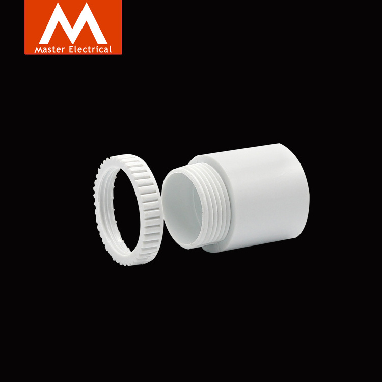 Low Price Plastic Electrical Conduit Adaptor Factory Made Hot Sell PVC Male Bush Best China Supplier PVC Male Adaptor