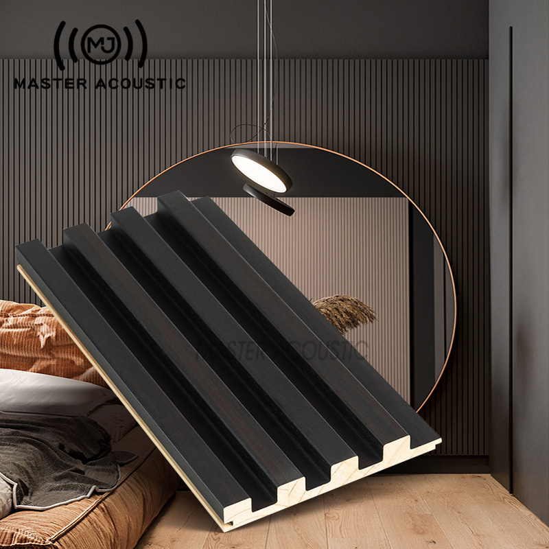 MASTER ACOUSTIC Solid Grooved soundproof building materials Panel Sound Absorption Panel Slotted wooden wall slats