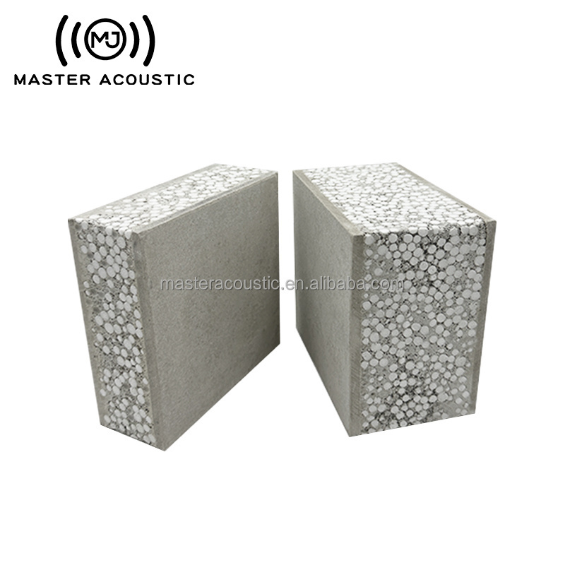 Master Acoustic sound proof material acoustic outdoor room partition wall panels EPS cement partition wall