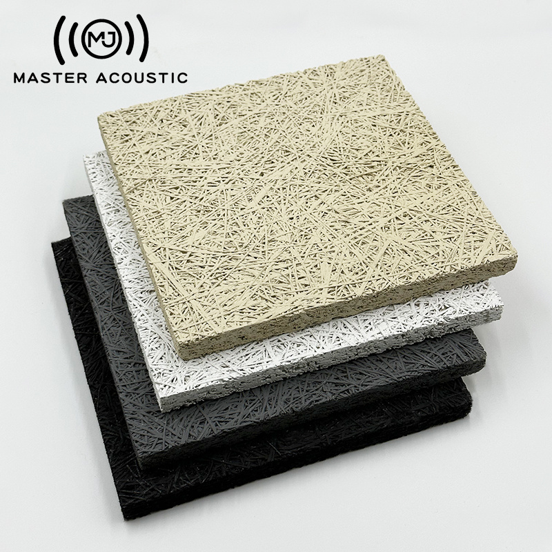 MASTER ACOUSTIC Fireproof Wood Wool Acoustic Wall Panel for Audio Room Acoustic Ceiling Panel for Recording Room