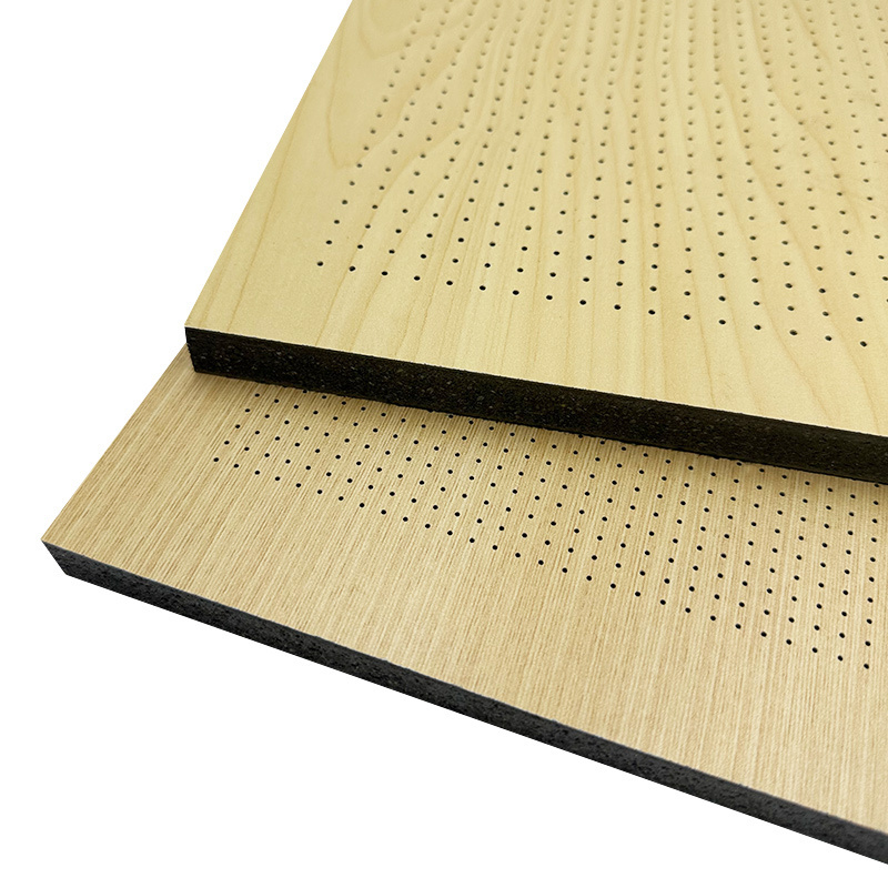 Theater wooden perforated board auditorium acoustic board Microporous sound-absorbing board