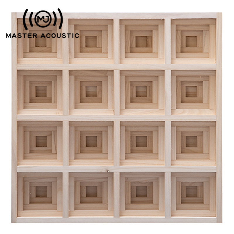 MASTER ACOUSTIC Wall Decoration Noise Absorbing Diffuser Acoustic Panels Eco solid Sound Acoustic Diffuser