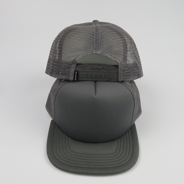 Mesh Foam Trucker Snapback Cap Custom 5 Panel Flat Brim Cheap Plain Baseball Cap 5-panel Hat Blank 100% Polyester Plastic Snap