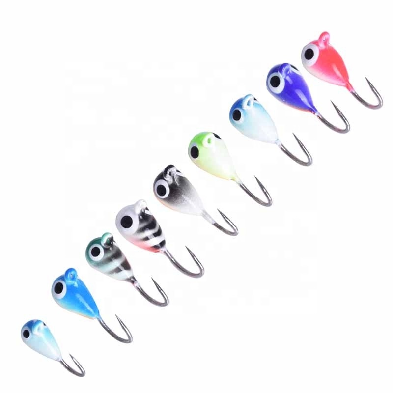 2022 wholesale High Quality  tungsten ice jig heads wholesale tungsten ice fishing jig head for ice fishing