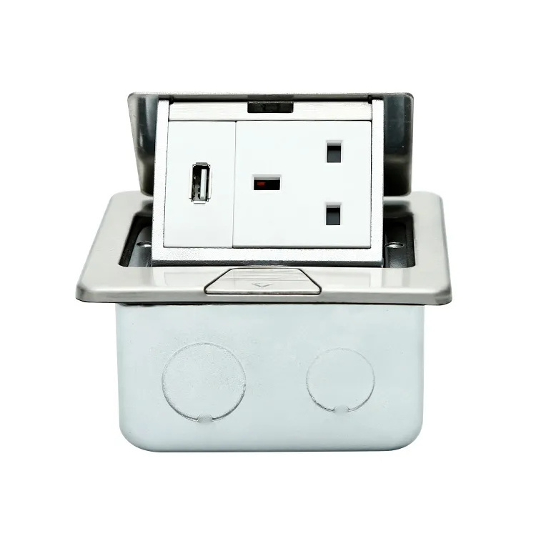 Latest Products Hidden Floor Box Pop Up Socket Desk Power Outlet Recessed