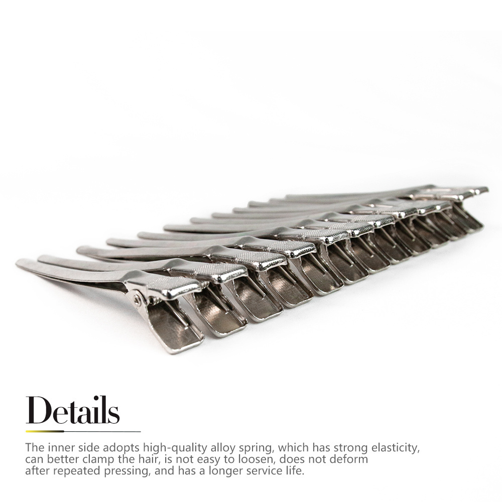 Masterlee Professional Stainless Steel Hair Clips Small Steel Clip hair crocodile clips