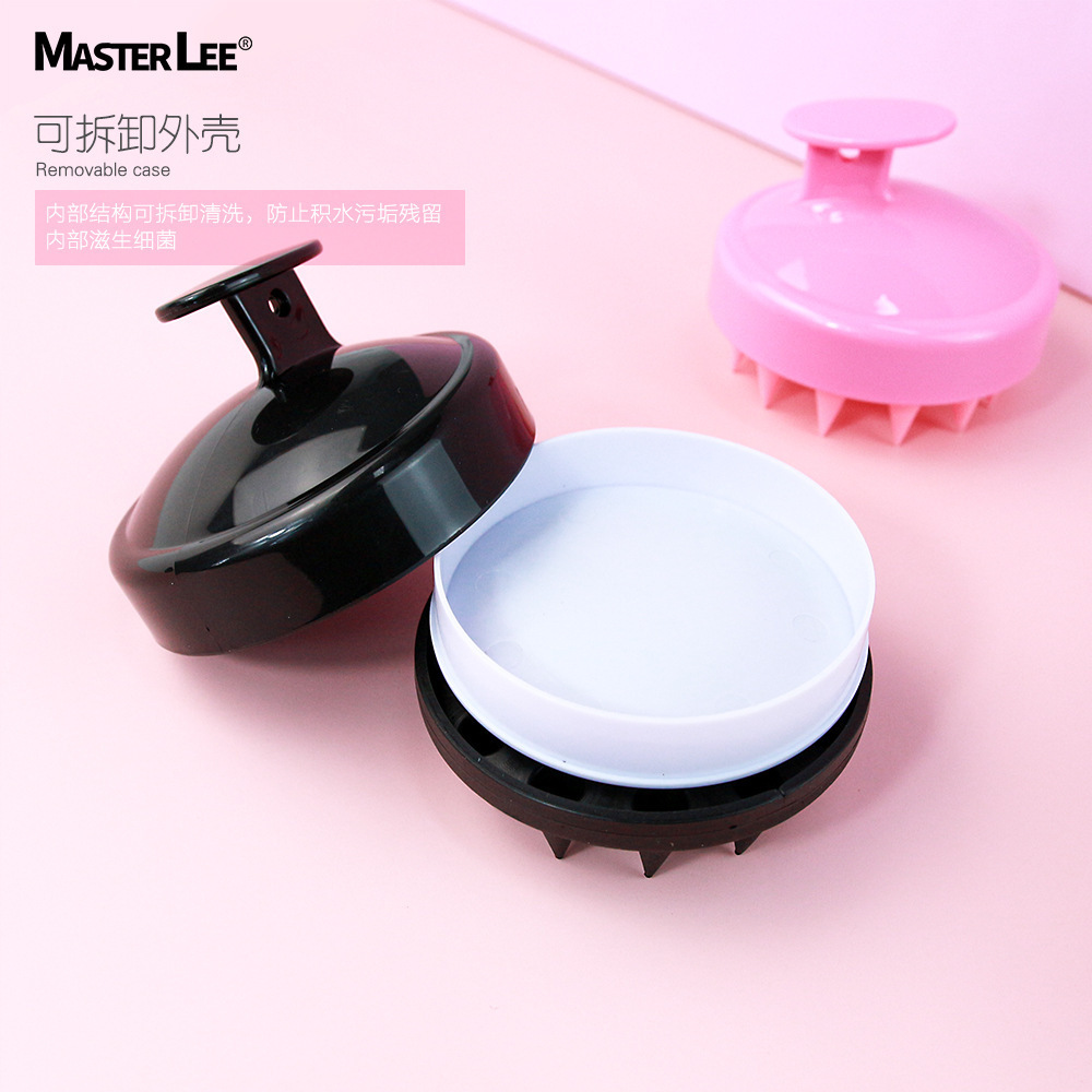 masterlee scalp care head massage brush silicone shampoo hair brush scalp massager brush for hair growth