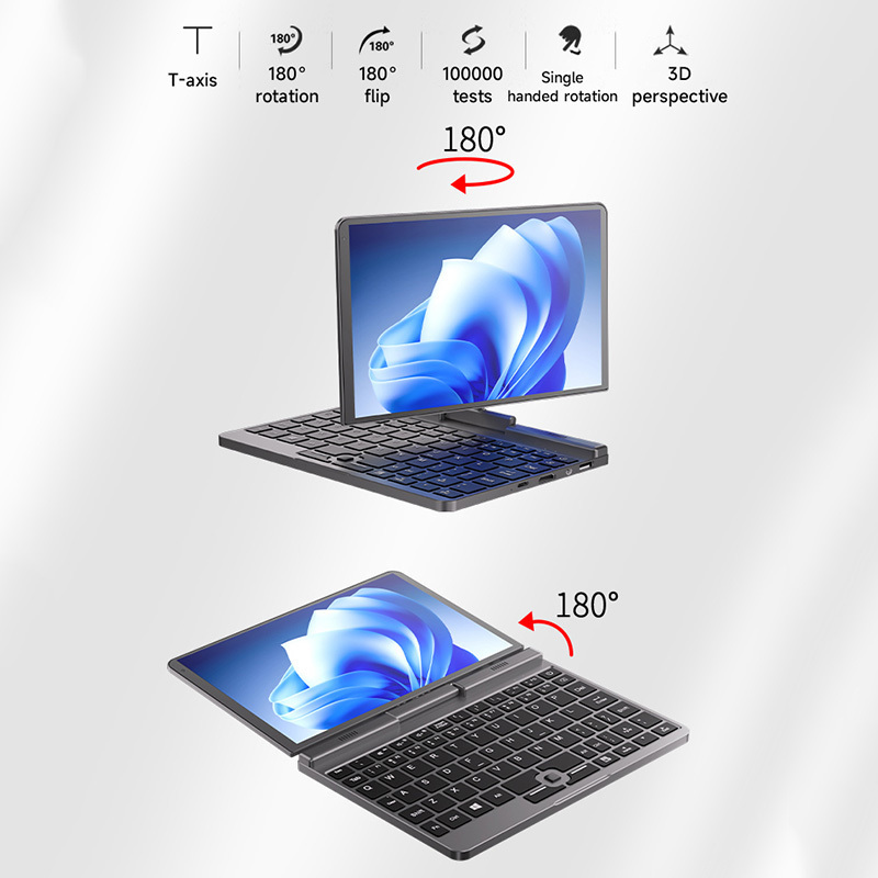 OEM 12GB 16GB RAM Mini Touch Screen Notebook Custom New Small Laptops Portable Laptop 8 Inch Mini Pocket Laptop Tablet