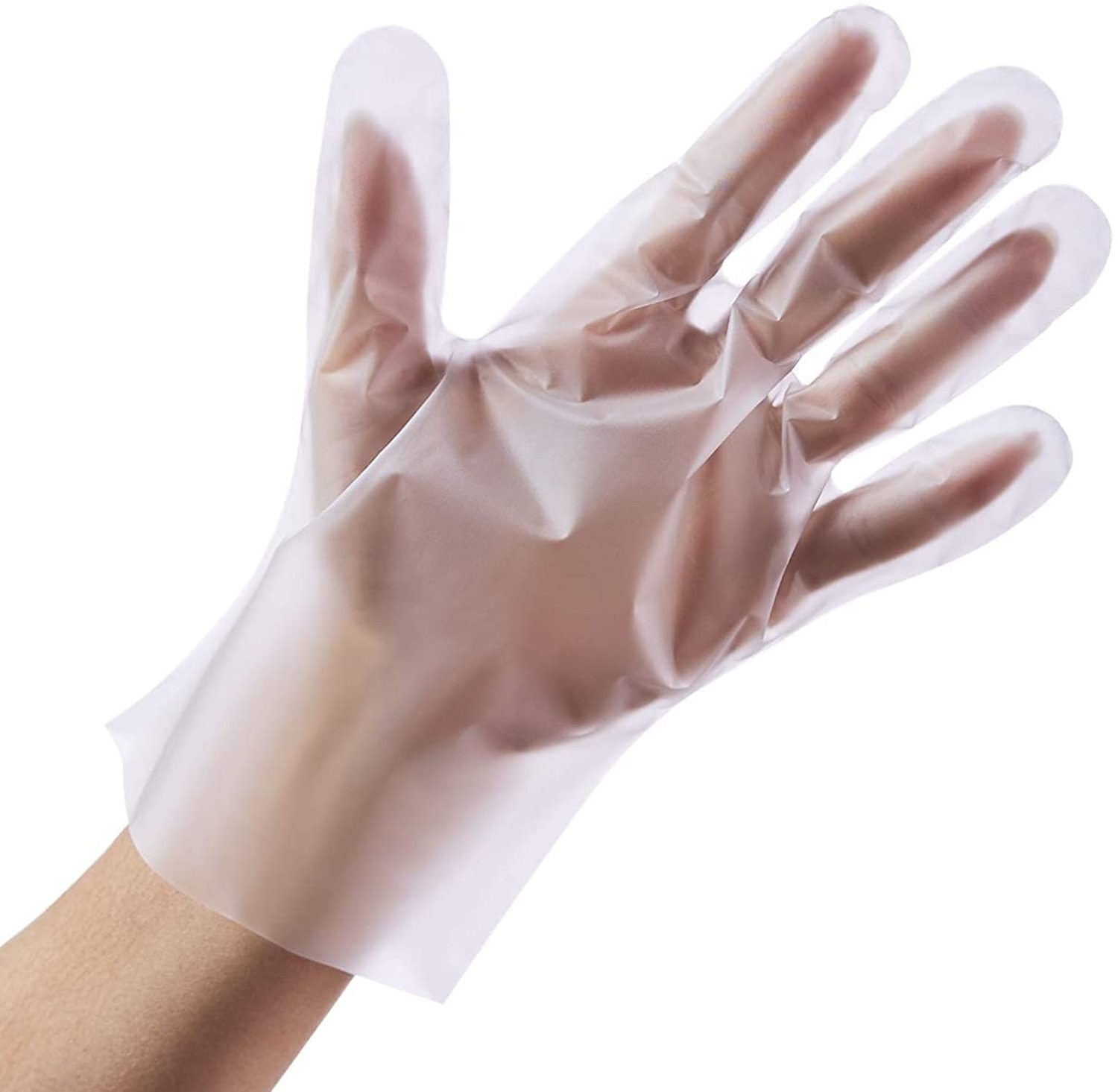 HYBRID glove Polyethylene TPE Gloves powder free PE Gloves Food grade