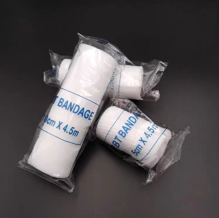 Medical self-adhesive bandage roll individually packaged gauze Pbt elastic bandage