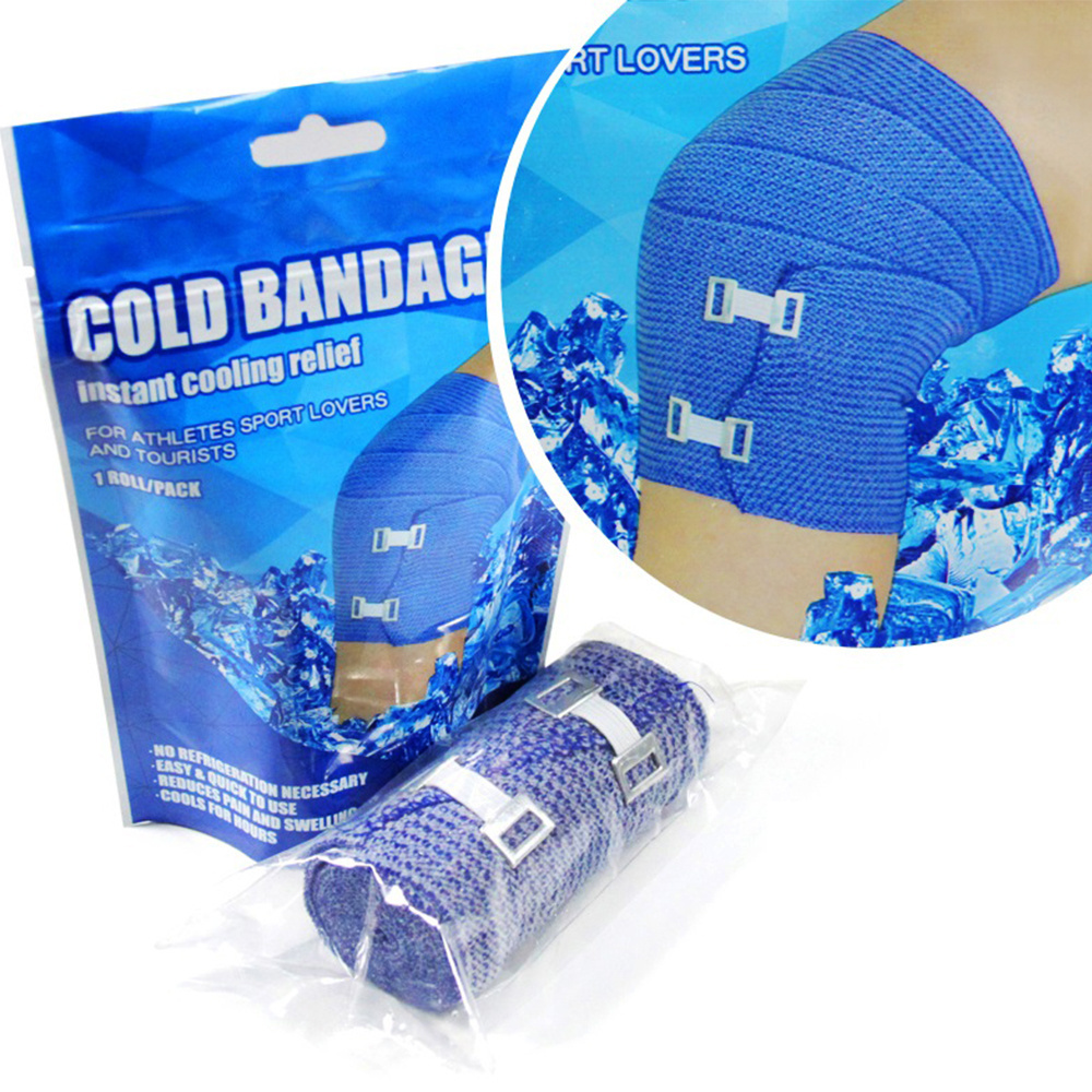 Cold Cohesive Bandage Cohesive Cold Bandage Cooling Bandage With Strong Elasticity For Medical And Sports Use