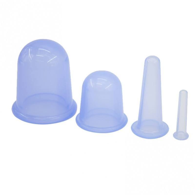 Silicone Anti Cellulite Vacuum Cup Cupping Therapy Sets Silicone Cupping Cup Facial And Body Massage Cups Set