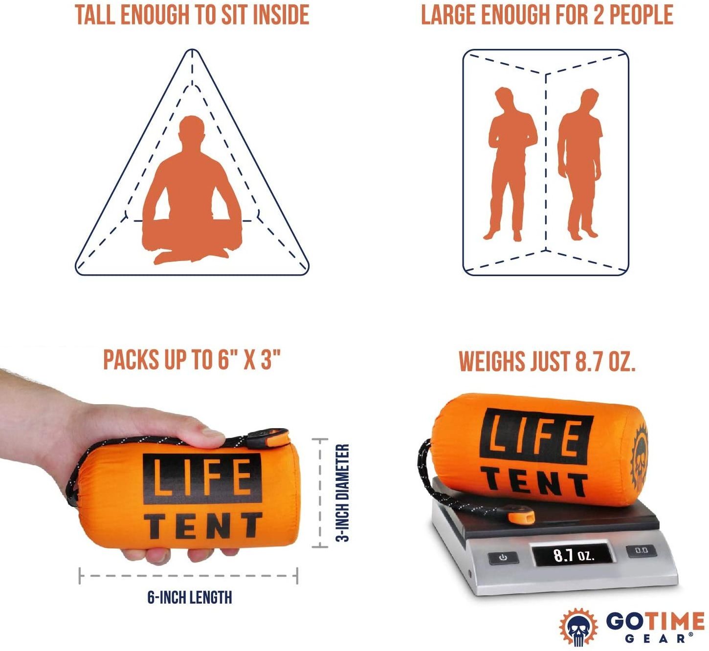 Customized OEM Life Tent Emergency Survival Shelter 2 Person Emergency Tent For Outdoor Camping