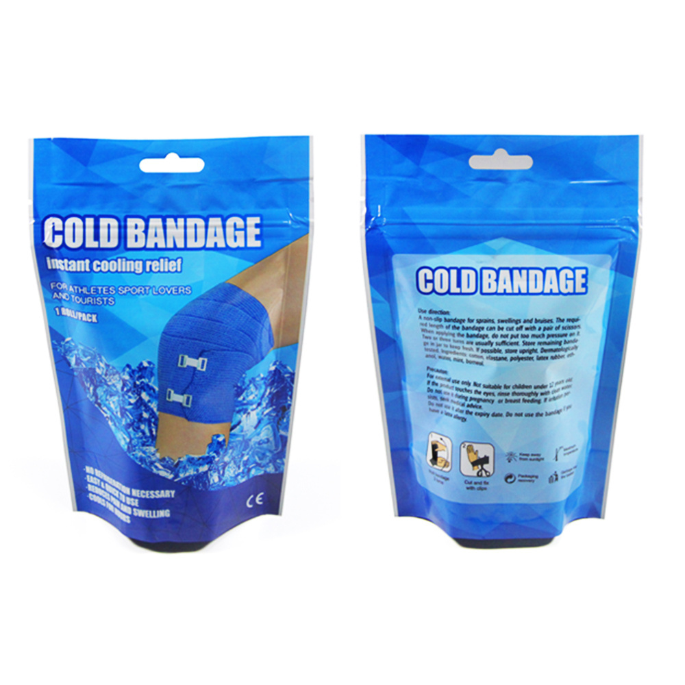 Cold Cohesive Bandage Cohesive Cold Bandage Cooling Bandage With Strong Elasticity For Medical And Sports Use