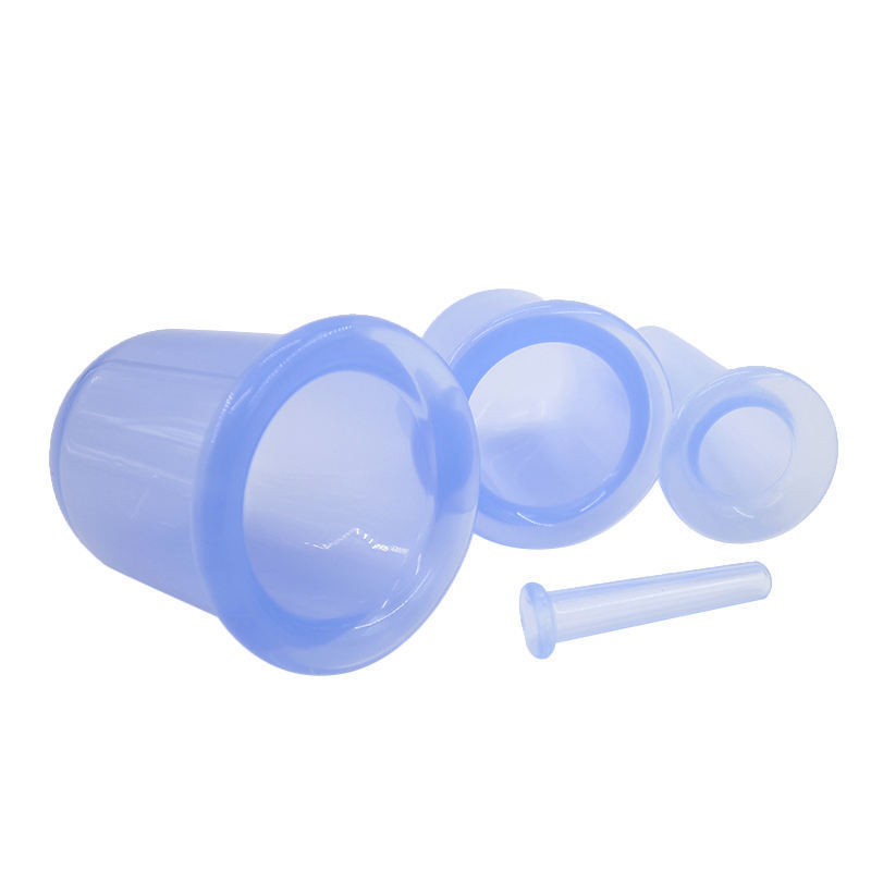 Silicone Anti Cellulite Vacuum Cup Cupping Therapy Sets Silicone Cupping Cup Facial And Body Massage Cups Set