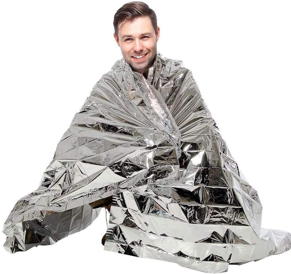 Outdoor Survival Rescue Warm Emergency Blanket Folding Emergency Mylar Space Blanket