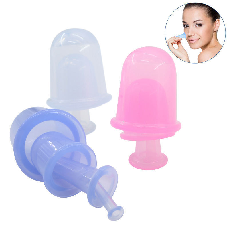 Silicone Anti Cellulite Vacuum Cup Cupping Therapy Sets Silicone Cupping Cup Facial And Body Massage Cups Set