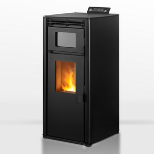 High quality wood pellet stove with Oven WIFI function for factory directly supply CE certification Eco design