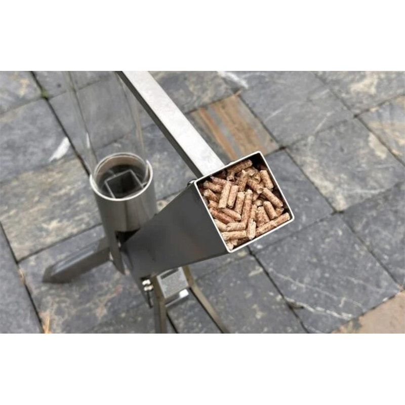 christmas party pyramid wooden pellets stove patio heater outdoor