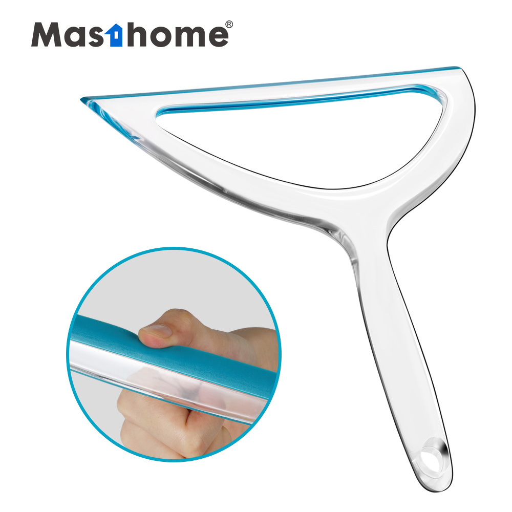 Masthome ODM OEM Transparent Series Shower Squeegee Home Cleaning Tool Plastic Window Scraper Squeegee