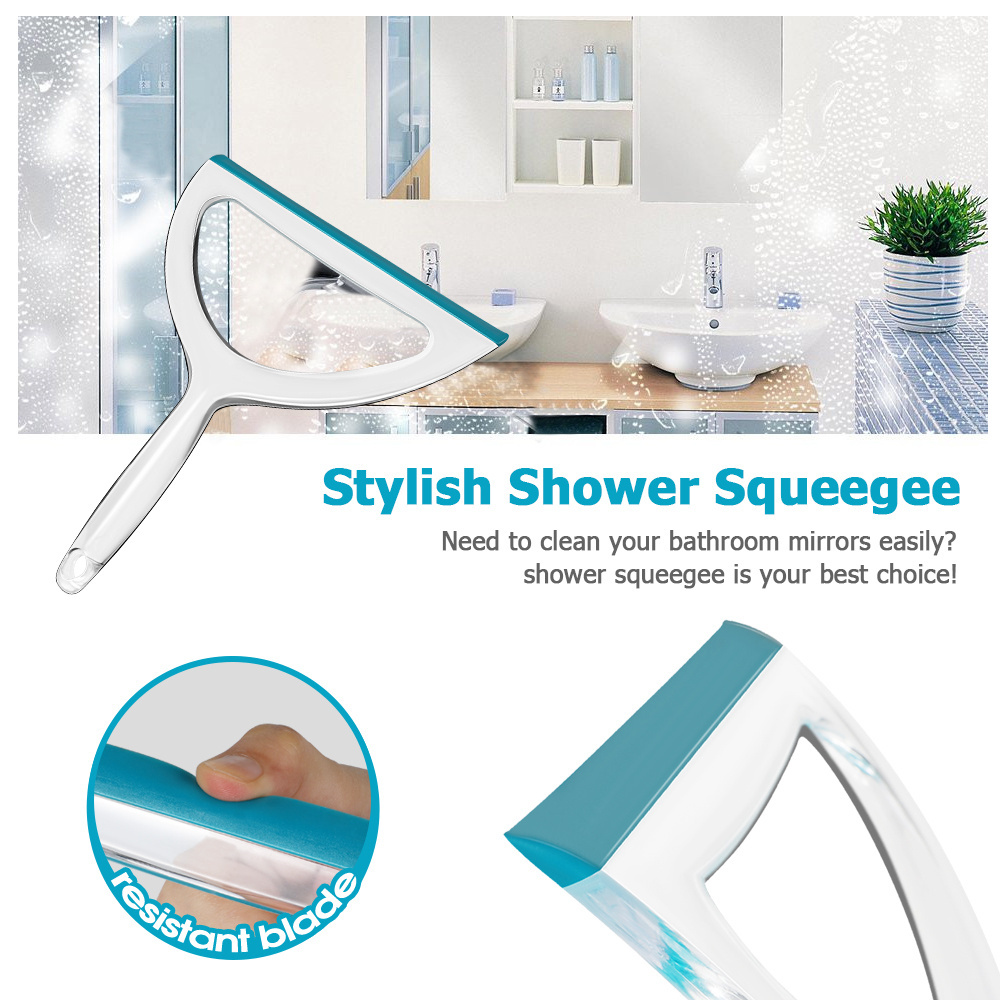 Masthome ODM OEM Transparent Series Shower Squeegee Home Cleaning Tool Plastic Window Scraper Squeegee