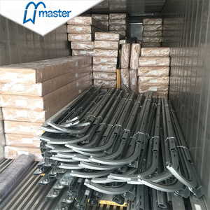 Master Well High Quality Garage Door Tracks Accessories 2" Double Single Tracks Vertical Horizontal Tracks For Garage Door