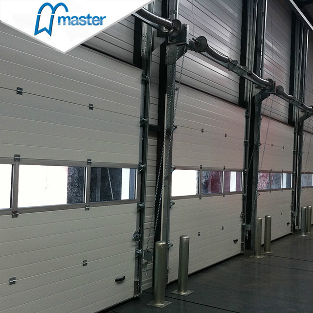 High quality Upward sliding lift industrial rolling workshop garage door