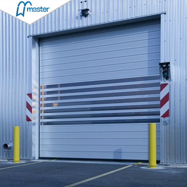 high reliability logistics security fiberglass Spiral High Speed Hard Fast roll up Doors