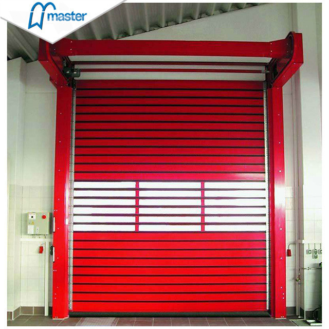 high reliability logistics security fiberglass Spiral High Speed Hard Fast roll up Doors