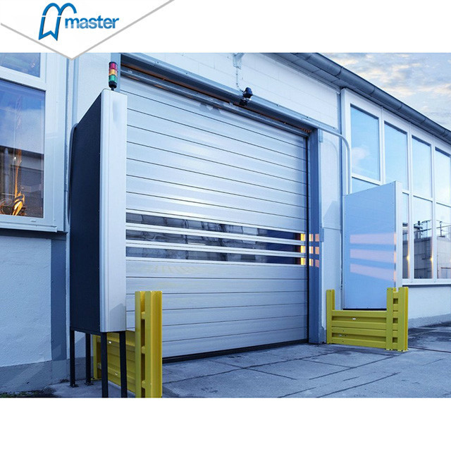 Hot Sale Hard Fast Material Commercial Industrial PVC Warehouse Dock Door Aluminum Roll Up Rapid High Speed Spiral Door