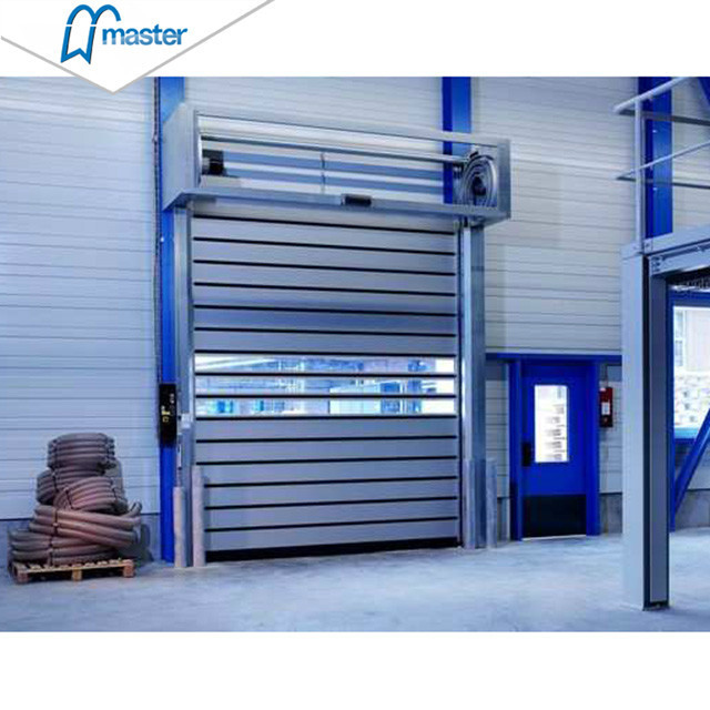 high reliability logistics security fiberglass Spiral High Speed Hard Fast roll up Doors