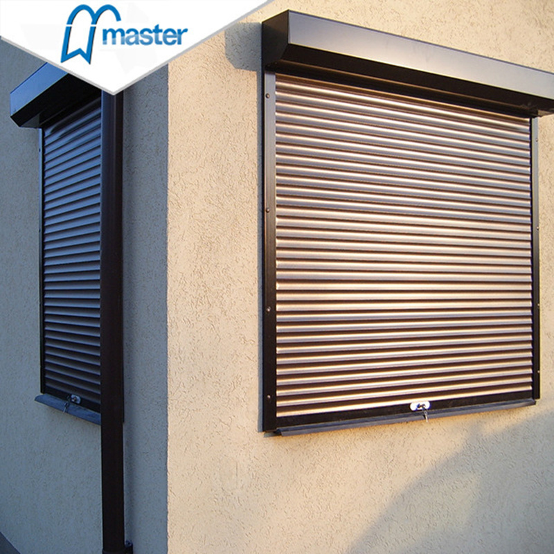 Customized Residential Security Interior Aluminum Roller Shutter Window