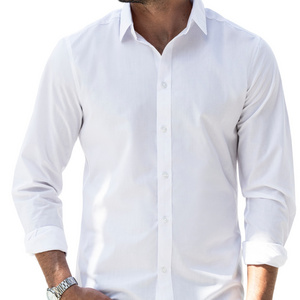 New White 100% Irish Linen Slim Fit Men's Shirt in Best Quality and Best Prices