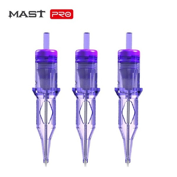 Mast Pro Tattoo Needle Microblading Tattoo Needle Cartridge 5M Purple Box (Pack Of 20)