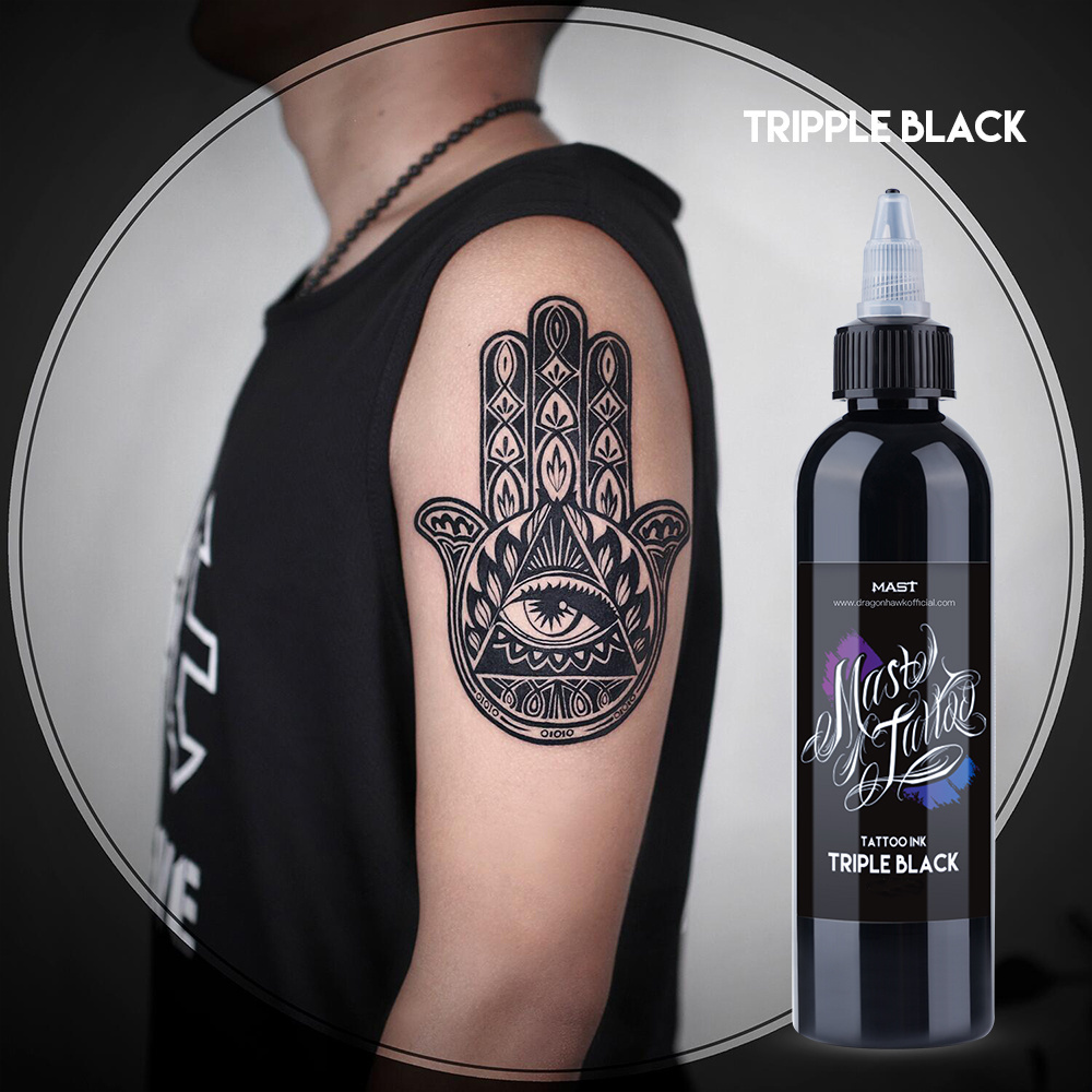 Wholesale High Quality Dragonhawk 1oz 30ML Mast Tattoo Ink For tattoo Triple Black Ink