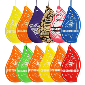 ODM OEM Printed Shape Perfume Paper Car Air Fresheners California Scents Custom Car Air Freshener Hanging