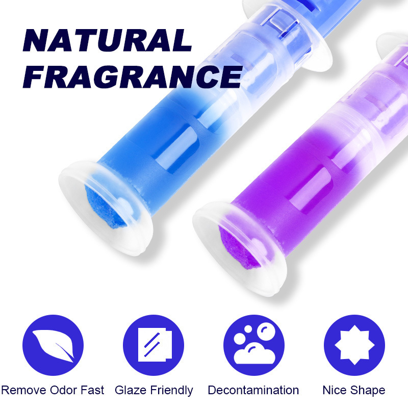 Long Lasting 7 Toilet Flowers Gel Detergent Natural Fragrance Toilet Gel Cleaner Deodorizer Toilet Gel Stamp