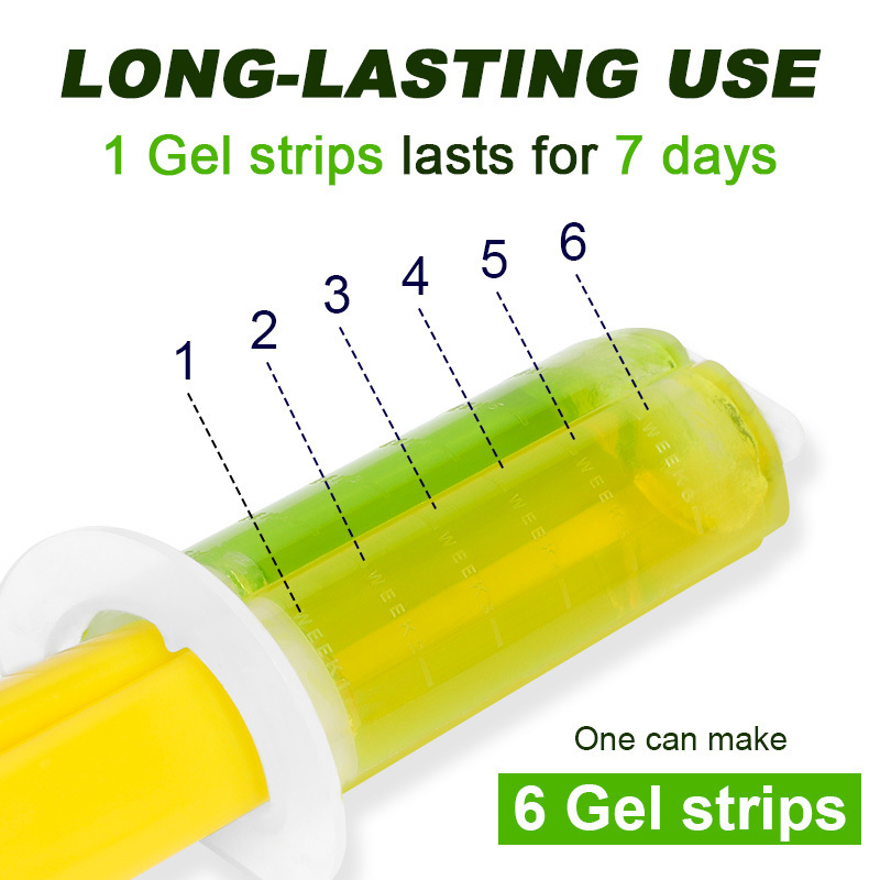 Long Lasting 6 Flowers Toilet Gel Stamp Cleaner Gel WC Detergent Natural Fragrance Deodorizer Toilet Bowl Cleaner